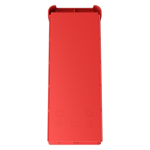 Полочный контейнер SK-3109 300х117х90 мм iPlast красный с 1 поперечной перегородкой