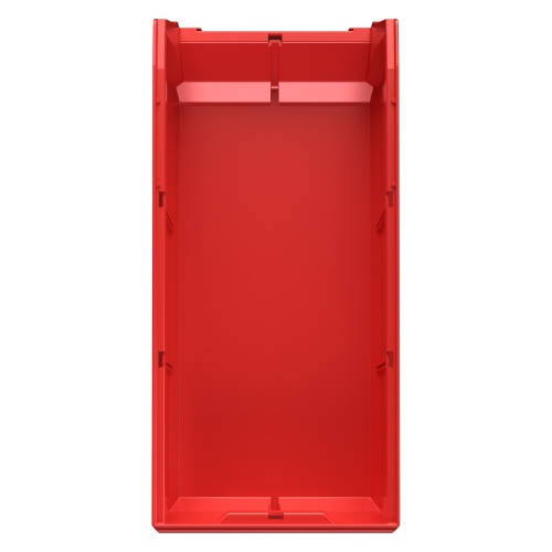 Складской лоток Logic Store 500х225х150 мм iPlast красный с отверстиями для перегородок N1 (12.405.1)