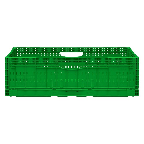 Складной ящик FC-6418 600х400х180 мм iPlast салатовый перфорированный