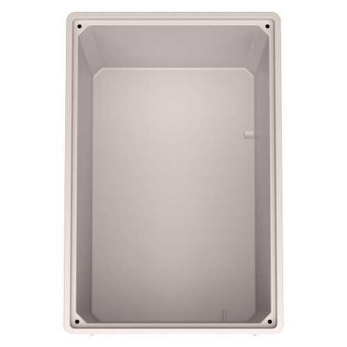 Большой контейнер 1200х800х920 мм iPlast iBOX светло-серый со сплош. стенками и дном на колёсах с пробкой 2 дюйма Большой контейнер 1200х800х920 мм iPlast iBOX светло-серый со сплош. стенками и дном на колёсах с пробкой 2 дюйма