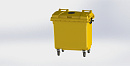 Евроконтейнер для мусора 770 л - фото 4 предпросмотра