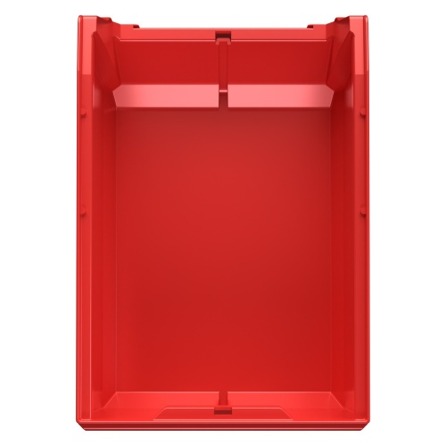 Складской лоток Logic Store 350x225x150 мм iPlast красный с отверстиями для продольной перегородки Складской лоток Logic Store 350x225x150 мм iPlast красный с отверстиями для продольной перегородки