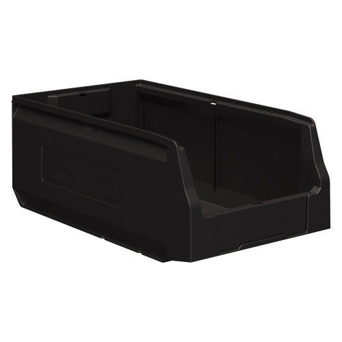 Складской лоток Logic Store 400x225x150 мм iPlast чёрный ЭКО Складской лоток Logic Store 400x225x150 мм iPlast чёрный ЭКО