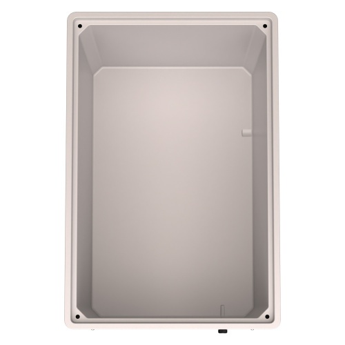Большой контейнер 1200х800х920 мм iPlast iBOX светло-серый со сплош. стенками и дном, на колёсах с пробкой 1 дюйм Большой контейнер 1200х800х920 мм iPlast iBOX светло-серый со сплош. стенками и дном, на колёсах с пробкой 1 дюйм