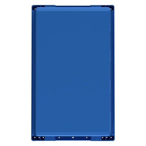 Вкладываемый контейнер INSTORE KV-5321 490x300x210 мм iPlast голубой со сплошным дном