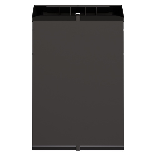 Складской лоток Logic Store 500х300х250 мм iPlast чёрный ЭКО с отверстиями для перегородок N2 (12.407.2)