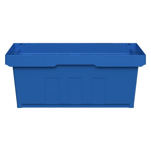 Вкладываемый контейнер INSTORE KVR-6422 600x400x235 мм iPlast голубой с усиленным дном