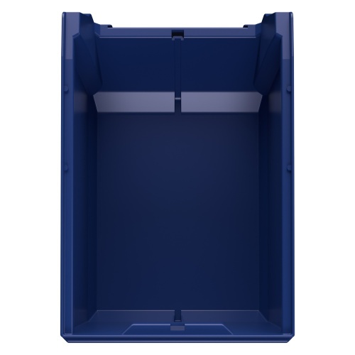 Складской лоток Logic Store 350x225x200 мм iPlast синий индиго с отверстиями для продольной перегородки