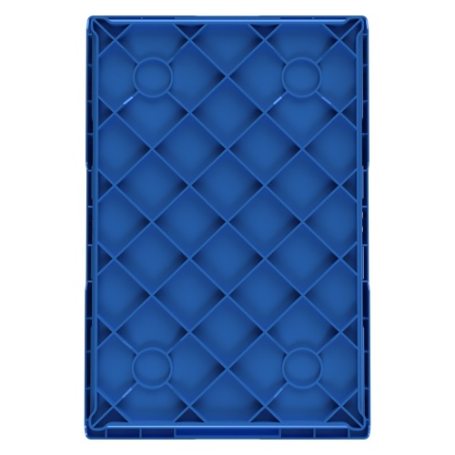 Вкладываемый контейнер INSTORE KVR-6422 600x400x235 мм iPlast голубой с усиленным дном