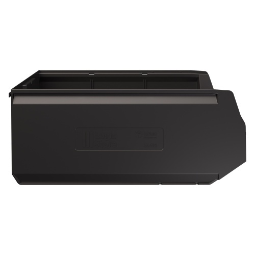 Складской лоток Logic Store 500х300х200 мм iPlast чёрный ЭКО с отверстиями для перегородок N1 (12.406.1) Складской лоток Logic Store 500х300х200 мм iPlast чёрный ЭКО с отверстиями для перегородок N1 (12.406.1)