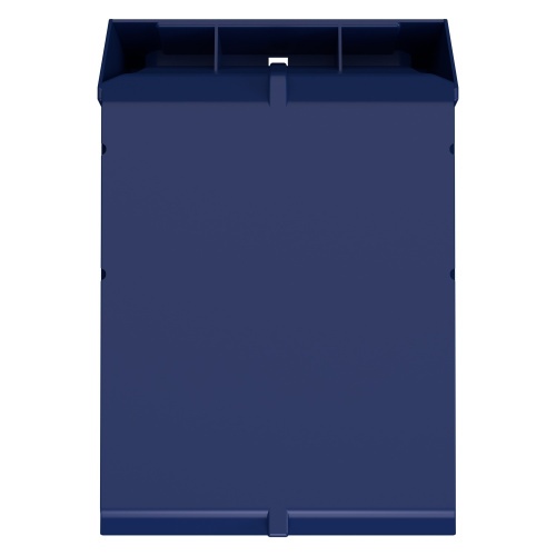 Складской лоток Logic Store 350x225x200 мм iPlast синий индиго с отверстиями для продольной перегородки