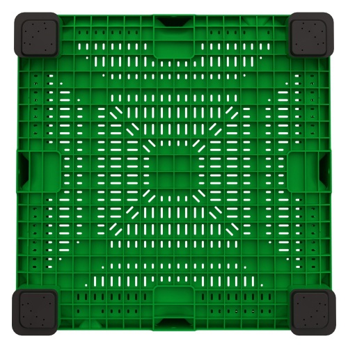 Большой контейнер 1130x1130x760 мм iPlast iBOX салатовый c перфорированными стенками и дном, на ножках Большой контейнер 1130x1130x760 мм iPlast iBOX салатовый c перфорированными стенками и дном, на ножках