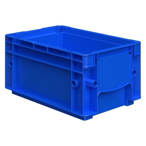 Ящик RL-KLT 3147 297х198х147,5 мм iPlast голубой с дренажными отверстиями в дне