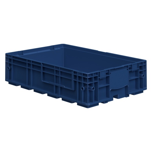 Ящик R-KLT 6415 594х396х147,5 мм iPlast синий индиго с усиленным дном