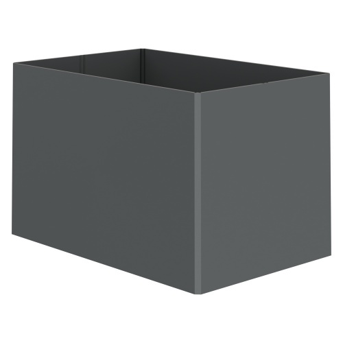 Стенка контейнера СПП 1190х790х820 мм iPlast PolyBox серая 