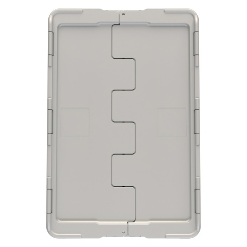 Вкладываемый контейнер INSTORE KV-6442.1 600х398х420 мм iPlast серый со сплошным дном и распашной крышкой Вкладываемый контейнер INSTORE KV-6442.1 600х398х420 мм iPlast серый со сплошным дном и распашной крышкой