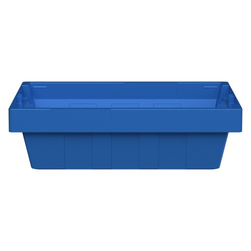 Вкладываемый контейнер INSTORE KV-5314 490x330x140 мм iPlast голубой со сплошным дном