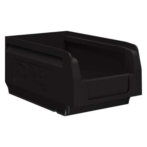Складской лоток Logic Store 165х100х75 мм iPlast чёрный ЭКО Складской лоток Logic Store 165х100х75 мм iPlast чёрный ЭКО
