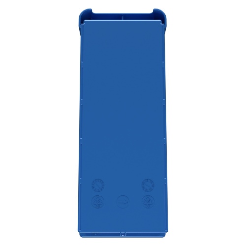 Полочный контейнер SK-3109 300х117х90 мм iPlast голубой с 1 поперечной перегородкой