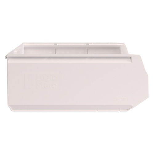 Складской лоток Logic Store 500x300x200 мм iPlast белый с отверстиями для перегородок Складской лоток Logic Store 500x300x200 мм iPlast белый с отверстиями для перегородок