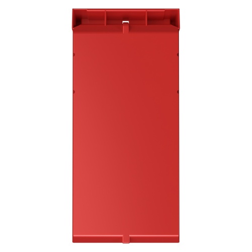 Складской лоток Logic Store 500х225х150 мм iPlast красный с отверстиями для перегородок N1 (12.405.1)