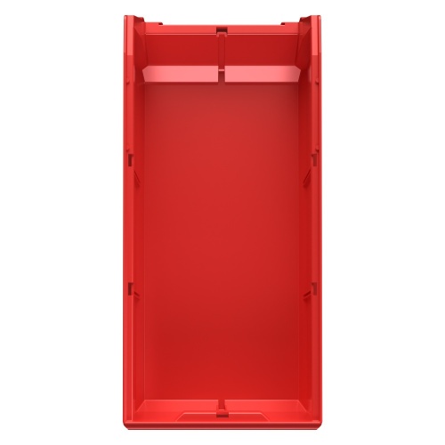 Складской лоток Logic Store 500х225х150 мм iPlast красный с отверстиями для перегородок N2 (12.405.2)