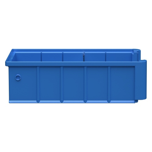Полочный контейнер SK-31509 300х155х90 мм iPlast голубой с 1 поперечной перегородкой