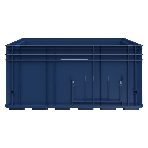 Ящик R-KLT 6429 594х396х280 мм iPlast синий индиго с усиленным дном Ящик R-KLT 6429 594х396х280 мм iPlast синий индиго с усиленным дном