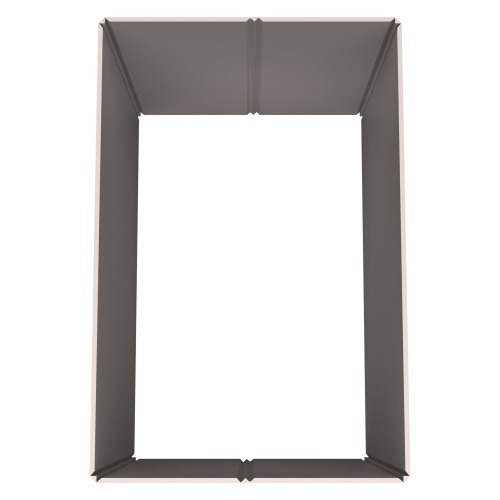 Стенка контейнера Bubble Guard 1190x790x1000 мм iPlast PolyBox серая