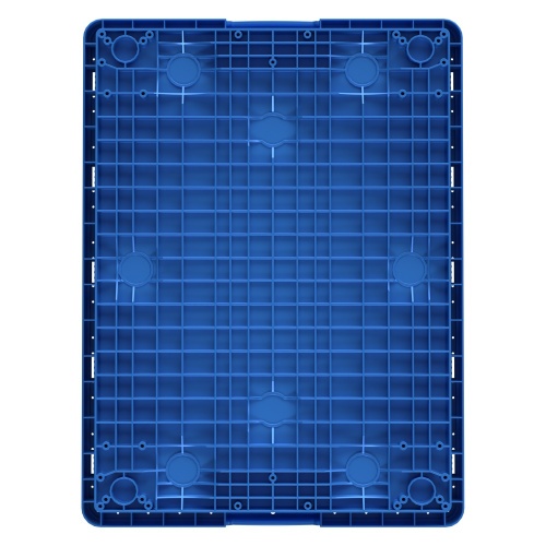 Вкладываемый контейнер INSTORE KVR-8634 800x600x340 мм iPlast голубой с усиленным дном