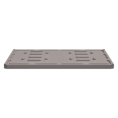 Крышка разборного контейнера Polybox 1450х1150х60 мм iPlast серая NEW (05.022)