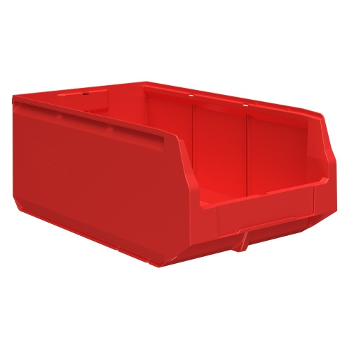 Складской лоток Logic Store 500х300х200 мм iPlast красный с отверстиями для перегородок N2 (12.406.2) Складской лоток Logic Store 500х300х200 мм iPlast красный с отверстиями для перегородок N2 (12.406.2)