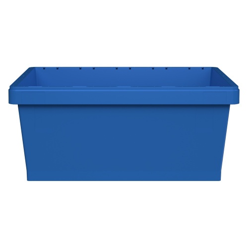 Вкладываемый контейнер INSTORE KVR-8634 800x600x340 мм iPlast голубой с усиленным дном