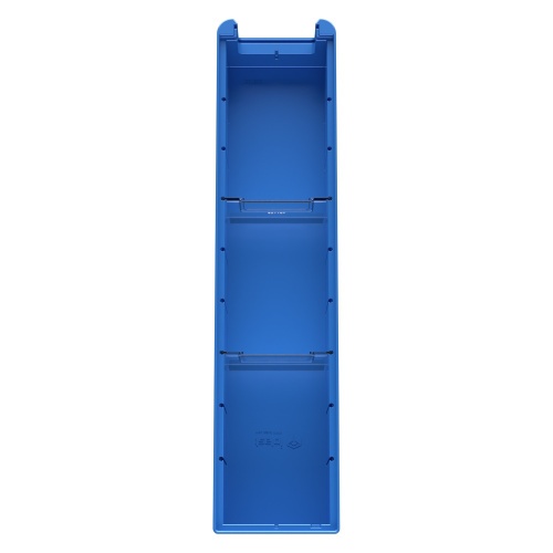 Полочный контейнер SK-5109 500х117х90 мм iPlast голубой с 2 поперечными перегородками Полочный контейнер SK-5109 500х117х90 мм iPlast голубой с 2 поперечными перегородками