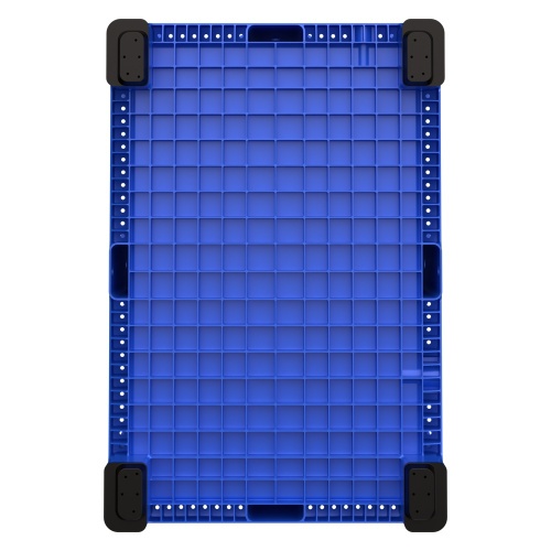 Большой контейнер 1200x800x800 мм iPlast iBOX голубой со сплошными стенками и дном, на ножках Большой контейнер 1200x800x800 мм iPlast iBOX голубой со сплошными стенками и дном, на ножках