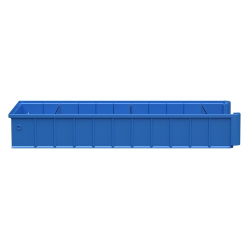 Полочный контейнер SK-6209 600х235х90 мм iPlast голубой с 3 поперечными перегородками