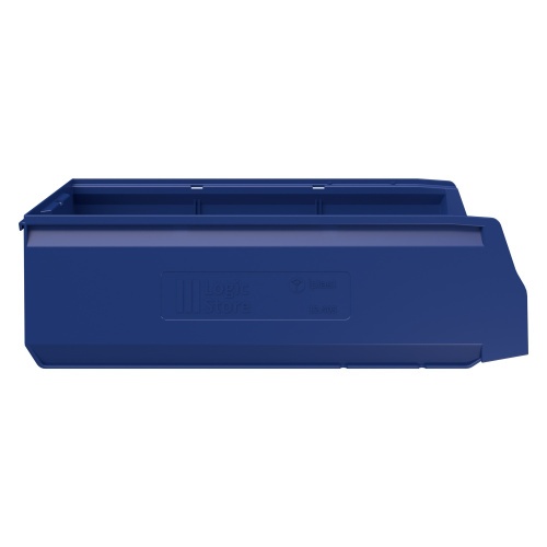 Складской лоток Logic Store 500х225х150 мм iPlast синий индиго с отверстиями для перегородок N1 (12.405.1)