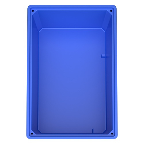 Большой контейнер 1200x800x800 мм iPlast iBOX голубой со сплошными стенками и дном, на ножках Большой контейнер 1200x800x800 мм iPlast iBOX голубой со сплошными стенками и дном, на ножках