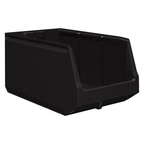 Складской лоток Logic Store 500х300х250 мм iPlast чёрный ЭКО с отверстиями для перегородок N1 (12.407.1) Складской лоток Logic Store 500х300х250 мм iPlast чёрный ЭКО с отверстиями для перегородок N1 (12.407.1)