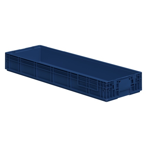 Ящик R-KLT 12415 1194x396x147,5 мм iPlast синий индиго со сплошными стенками и дном Ящик R-KLT 12415 1194x396x147,5 мм iPlast синий индиго со сплошными стенками и дном